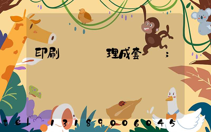 印刷廠廢氣處理成套設備