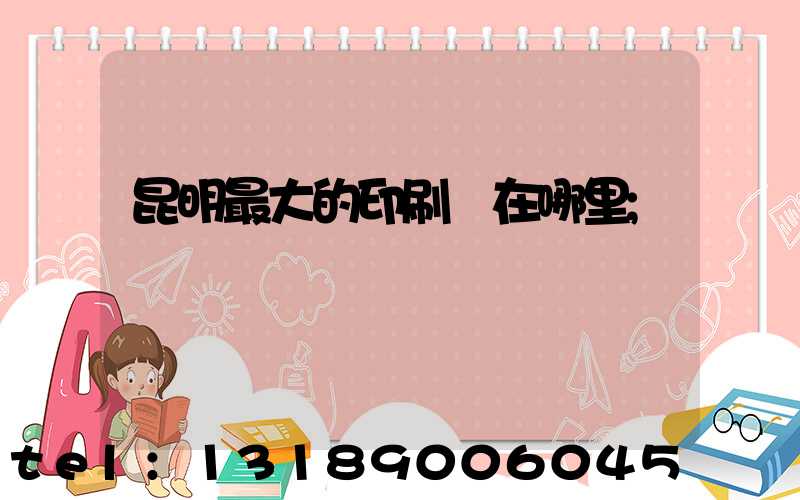 昆明最大的印刷廠在哪里