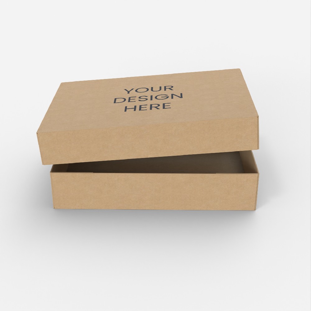 瓦楞紙盒印刷廠家-露底對蓋盒設(shè)計(jì)結(jié)構(gòu)圖